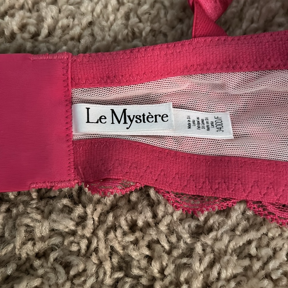 34DDD Le Mystere Pink Lace Bra - Picture 4 of 4